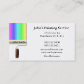 のペイ転がタリスト白い名刺 名刺 (正面)