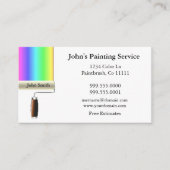 のペイ転がタリスト白い名刺 名刺 (正面)