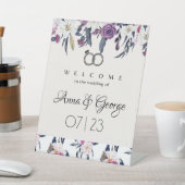 のペデスタル結婚サインへよカスタムうこそ 台座サイン (インサイチュ)