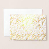 のホイル結婚エンクロージャカード – ライリー 箔カード (封筒付き正面)