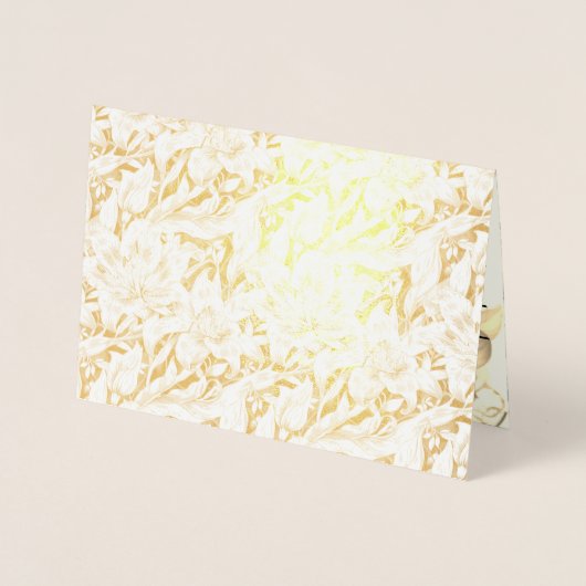 のホイル結婚エンクロージャカード – ライリー 箔カード (正面)
