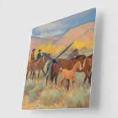 のホーム来バイメイナード・ディクソン スクエア壁時計 (傾斜)