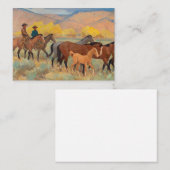 のホーム来, 1942年メイナード・ディクソン ノートカード (正面/裏面)