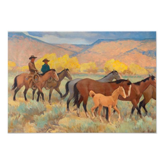 のホーム来, 1942年メイナード・ディクソン フォトプリント            (正面)