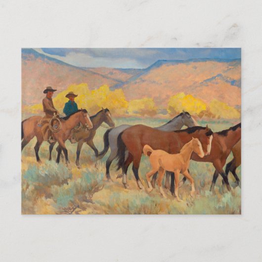 のホーム来, 1942年メイナード・ディクソン ポストカード (正面)