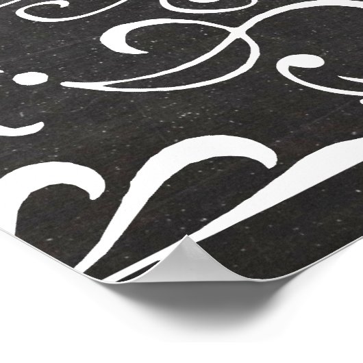 のポスターの後ずっと楽し結婚く黒板 ポスター (角)