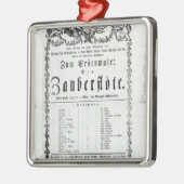 `のポスター広告魔法のFlute メタルオーナメント (左)