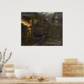 ~のポスター火炎を詰め込む~の夜行列車 ポスター (キッチン)