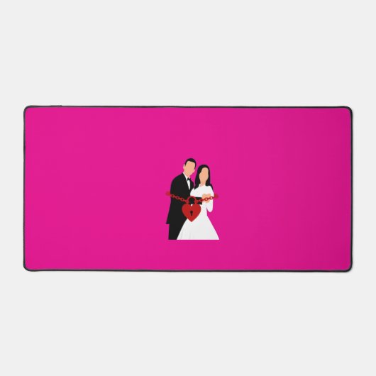 のマウスパ結婚ッド デスクマット (正面)