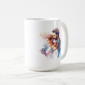 のマグカップに彼の娘と父親の写真 コーヒーマグカップ (正面右)