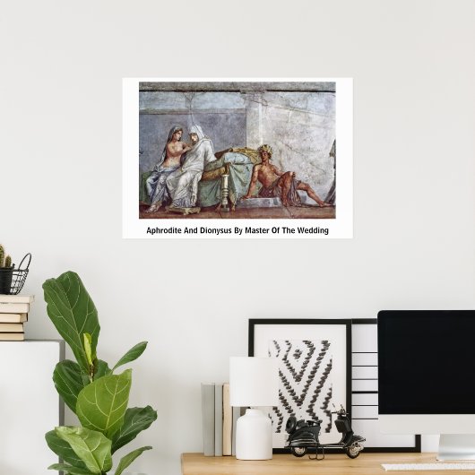 のマスターによるアフロディテ結婚イトとディオニュソス ポスター (ホームオフィス)