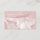 のマッサリラックスージスケッチ 名刺 (正面)