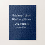 のマッチ結婚は天国結婚式の引き出物青で行われた ジグソーパズル<br><div class="desc">デザイン</div>