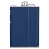 のマッチ結婚は天国結婚式の引き出物青で行われた フラスク (裏面)