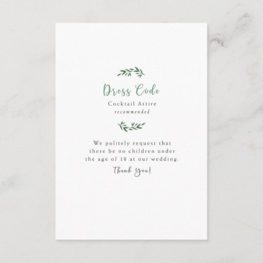 のマップ結婚エンクロージャカード – Custom Design Tara エンクロージャーカード (裏面)