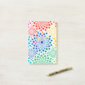 ○のマンダラ3 ポストイット (デスク上)