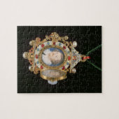 のミニチュアポートレートが付いているGresleyの宝石、 ジグソーパズル (横)