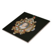 のミニチュアポートレートが付いているGresleyの宝石、 タイル (側面)