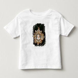 のミニチュアポートレートが付いているGresleyの宝石、 トドラーTシャツ