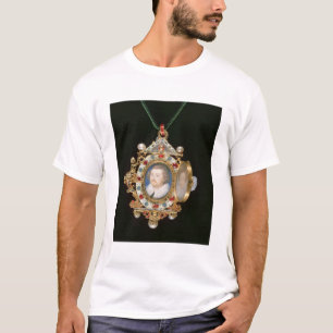 のミニチュアポートレートが付いているGresleyの宝石、 Tシャツ