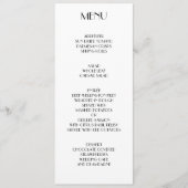 のミニマルデコメニュ結婚ー メニュー (正面)