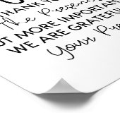 のミニマルブライダルシャワーに対するギフト結婚テーブルの署名 ポスター (角)