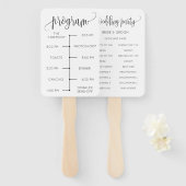 のミニマル結婚ファン計画 ハンドファン (正面&裏面)