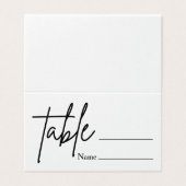 のミニマル表結婚番号座席表 (外部フラット)