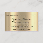 のメイク結婚アップアーティストのソファバラ自筆証書 予約カード (裏面)