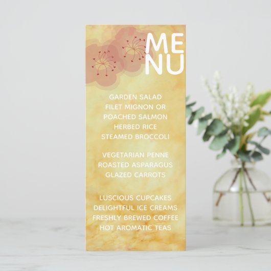 のメニュー結婚アジア影響を受けたイエローゴールド メニュー