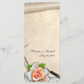 のメニュ結婚ーのスクロール メニュー (裏面)