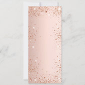 のメニュ結婚ーバラ金ゴールドスパークカード 招待状 (裏面)