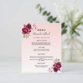 のメニュ結婚ーバラ金ゴールドブルゴーニュ花 (スタンド正面)