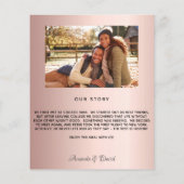 のメニュ結婚ーバラ金ゴールド写真ストーリー (裏面)