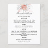 のメニュ結婚ーバラ金ゴールド花模様白 (正面)