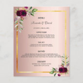 のメニュ結婚ーフローラバラ金ゴールド写真ストーリー (正面)