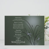 のメニュ結婚ープログラム | Sage Green Dragonfly メニュー (スタンド正面)