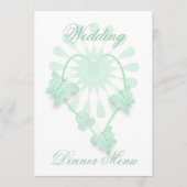 のメニュ結婚ーペパーミント蝶ハート メニュー (正面)