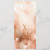 のメニュ結婚ーローズゴールドウォーターの色 メニュー (裏面)