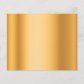 のメニュ結婚ー金ゴールドメタリック白釉エレガント (裏面)