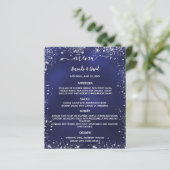 のメニュ結婚ーnavy blue whiteグリッター (スタンド正面)