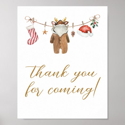 のメリー小さなクリスマスサンキューの服来は ポスター (正面)