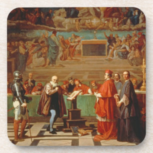 のメンバーの前のガリレオ・ガリレイ(1564-1642年) コースター