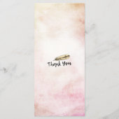 のメ結婚ニューエレガントウォーターの色フローラの羽 メニュー (裏面)