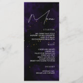 のメ結婚ニューダークパープル魔法金ゴールド メニュー (正面)