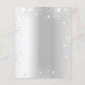 のメ結婚ニュー銀ブルゴーニュのピンクの花 (裏面)