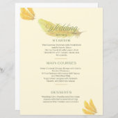 のメ結婚ニュー – ゴールデンフェザーデシ付きソフトベージュ (正面/裏面)