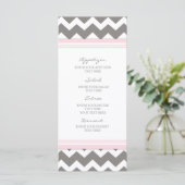 のメ結婚ニューPink Gray Chevron メニュー (スタンド正面)