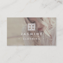 ★のモダンなロゴのデザインの写真撮影 名刺