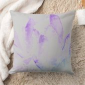 *~*のモダンの抽象芸術の水彩画の水晶のニューエイジ クッション (ブランケット)